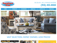 Tablet Screenshot of furnitureplusnc.com